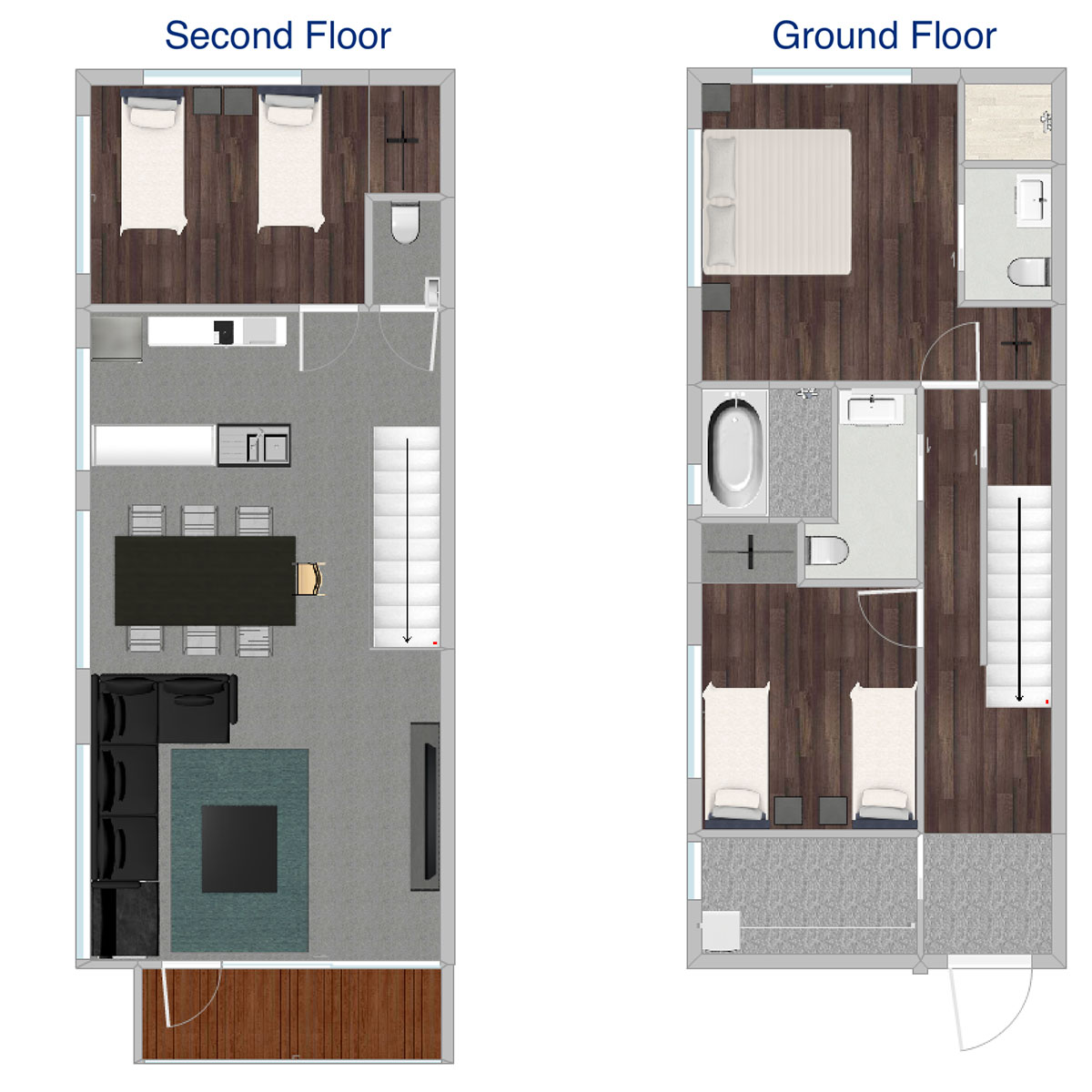 White Fox Chalets floor plan 2