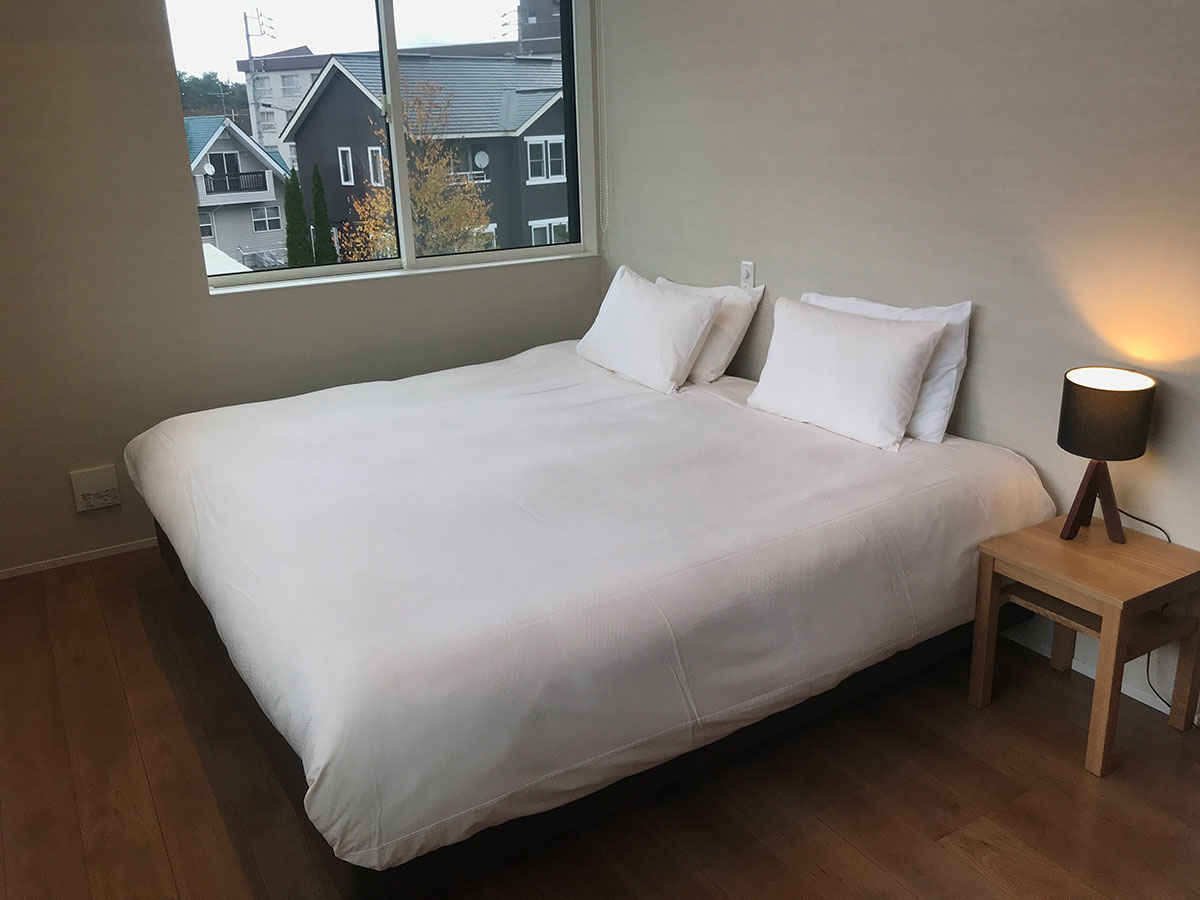 BiKei Chalet bedroom in Hakuba