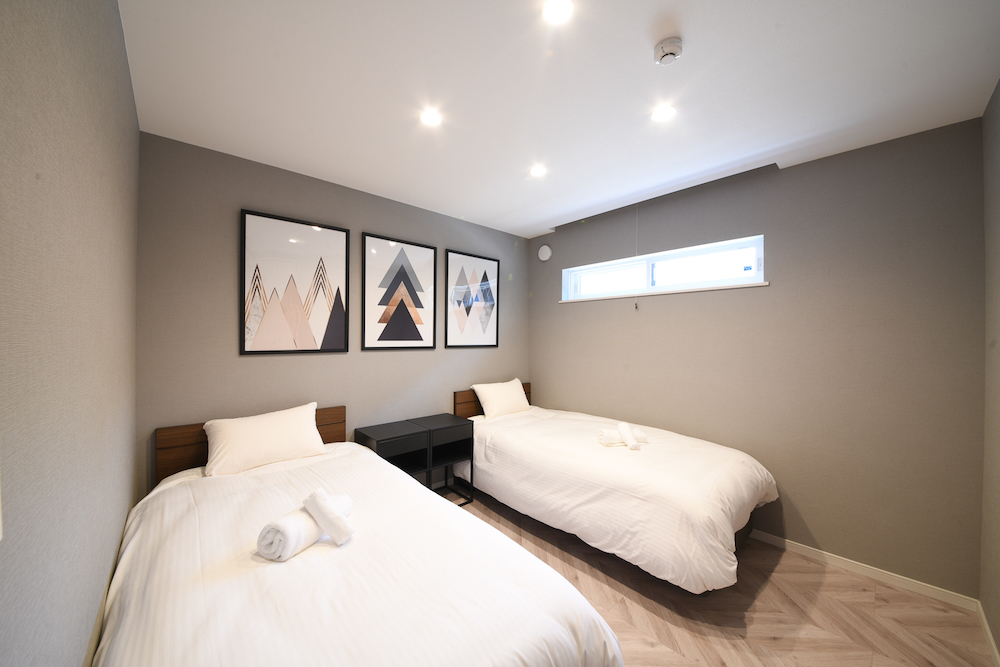 Cherrywoods Place bedroom in Hakuba