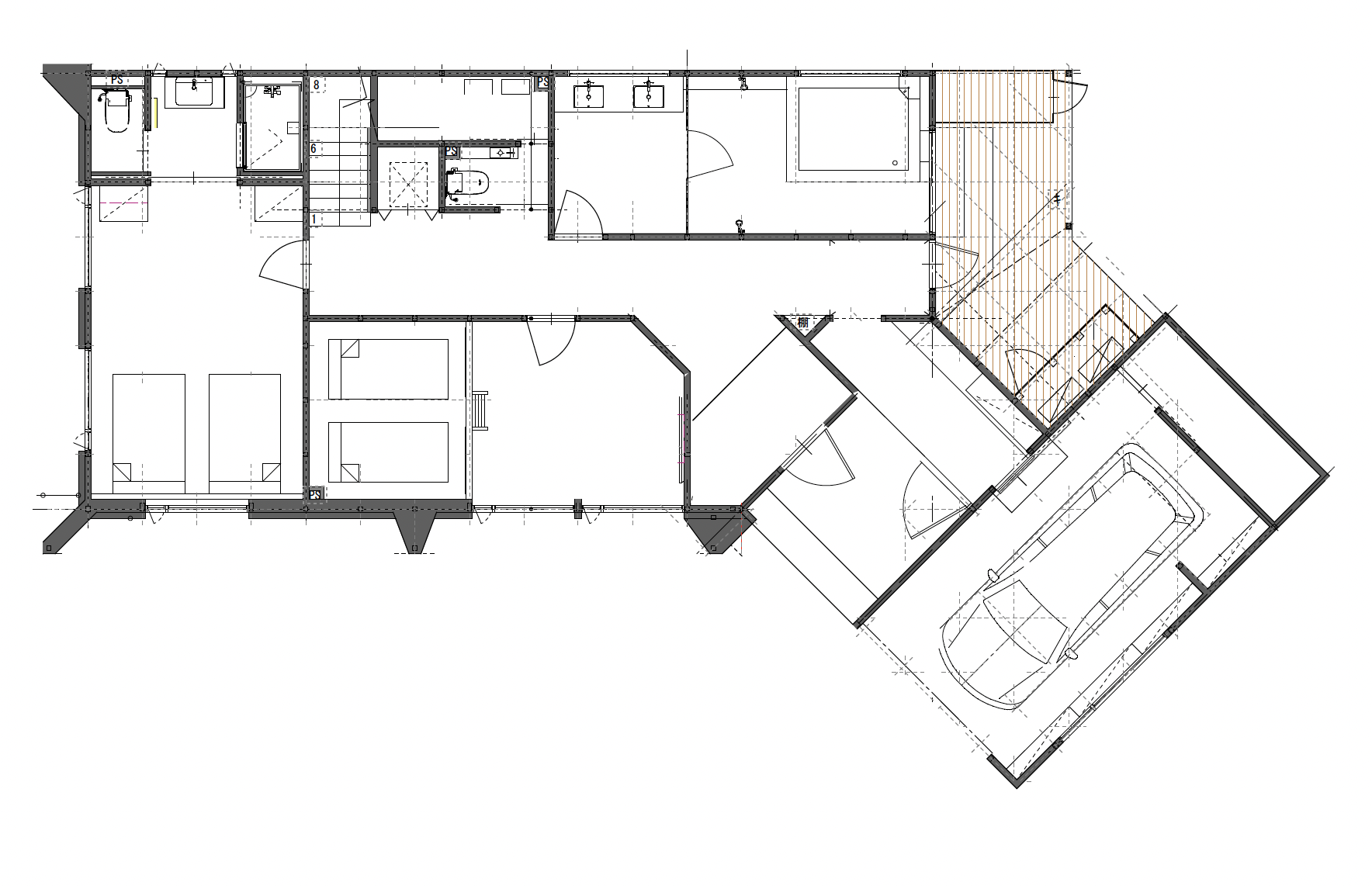 Villa Lily floor plan 1