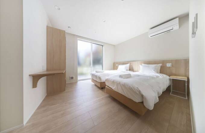 The Bergamot bedroom in Hakuba