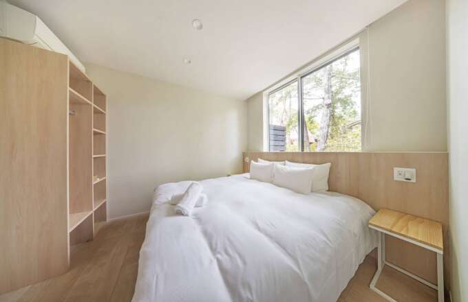 The Bergamot bedroom in Hakuba