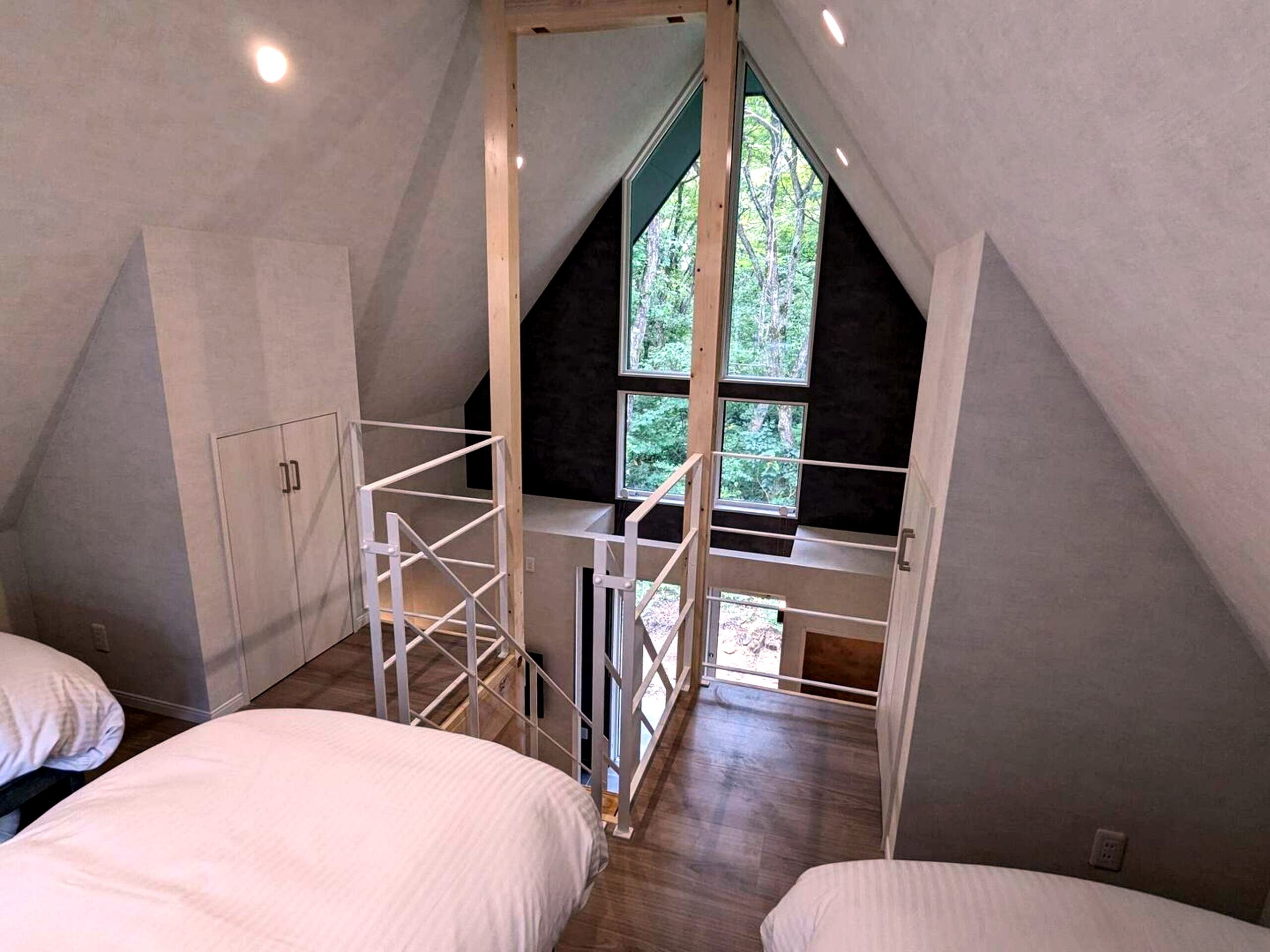 Summit Chalets loft and stairs