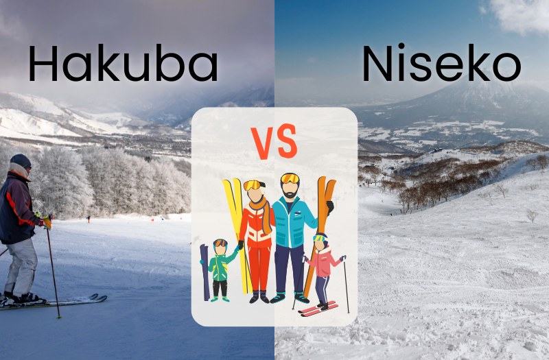 Hakuba vs Niseko_ A Complete Comparison For Families 2024 - Feature Image